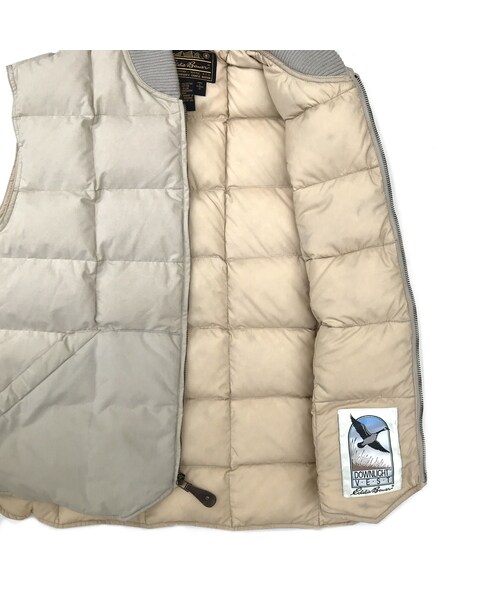 ジャケット・アウター 90s eddie bauer  down vest ivory Eddie Bauer（エディーバウアー）の「80-90's Eddie Bauer / Goose