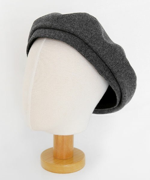 DHOLIC（ディーホリック）の「ウール混ベレー帽（ハンチング/ベレー帽・レディース・ホワイト/その他/グレー/ブラック/ブラウン・FREE）」の3枚目の写真