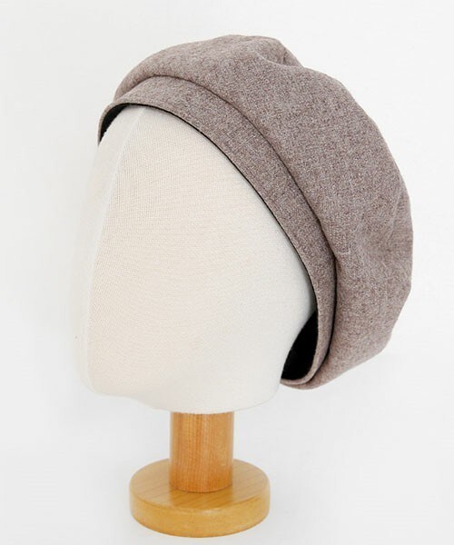 DHOLIC（ディーホリック）の「ウール混ベレー帽（ハンチング/ベレー帽・レディース・ホワイト/その他/グレー/ブラック/ブラウン・FREE）」の4枚目の写真