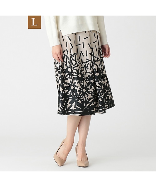 TO BE CHIC（トゥー ビー シック）の「【L】フラワー幾何プリント  