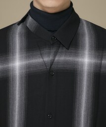 ラッドミュージシャン モダール レーヨンシャツ 丸襟 パンク ピンホールタイプ ラッドミュージシャン モダール レーヨンシャツ 丸襟 パンク ピン