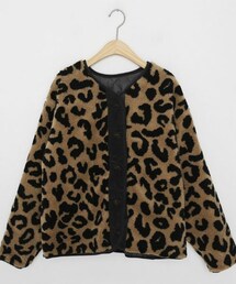 DHOLIC | レオパードボアジャケット(その他アウター)