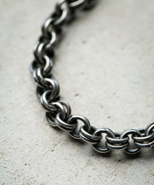 LIDNM（リドム）の「3WAY CHAIN NECKLACE（ネックレス・メンズ・シルバー・F）」の6枚目の写真