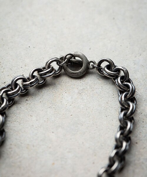 LIDNM（リドム）の「3WAY CHAIN NECKLACE（ネックレス・メンズ・シルバー・F）」の8枚目の写真