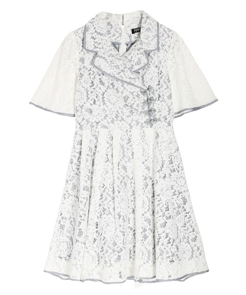 【PAMEO POSE】Mandarin Button Dress PAMEO POSE（パメオポーズ）の「Mandarin Button Dress