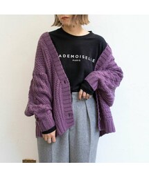 Sheson | Sheson(シーズン)パッチワークケーブルニットカーディガン(カーディガン/ボレロ)