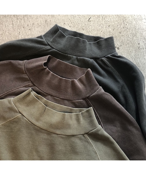 copine（コピン）の「再入荷！絶妙なピグメント加工スモーキーカラー！サイドタックデザインボトルネックトップス(3color)【クリックポスト対象商品】（スウェット・レディース・その他）」の14枚目の写真