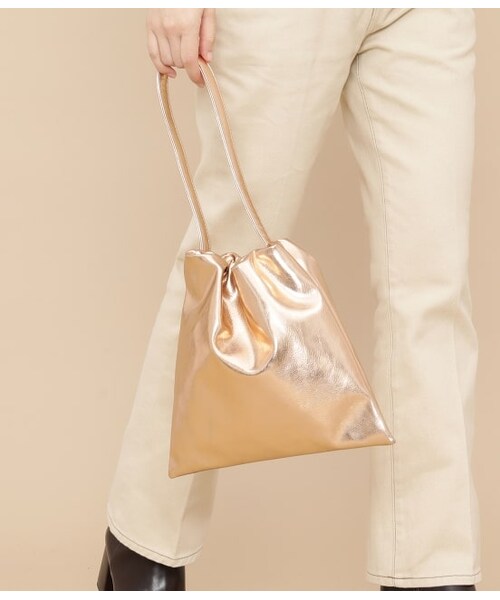 ADAM ET ROPE'（アダムエロペ）の「シャーリングワンショルダー（バッグ・レディース・ブラック/その他/シルバー/ホワイト/サックス・F）」の5枚目の写真