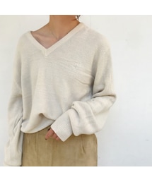 Christian Dior | 〜90's　"Christian Dior"　Made In USA　Vネックプルオーバー(ニット/セーター)