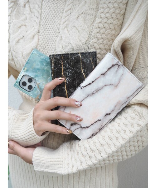 Evris エヴリス の Iphone11 対応 Marble Iphoneケース ファッション雑貨 Wear