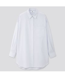 UNIQLO | エクストラファインコットンオーバーサイズロングシャツ（長袖）(シャツ/ブラウス)
