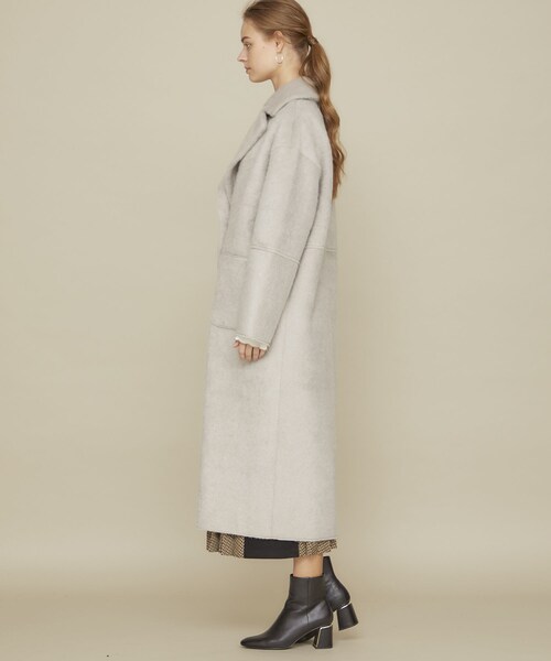 Ameri（アメリ）の「ブランケットライクフェイクムートンコート