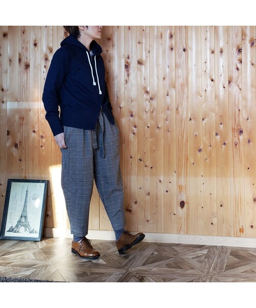 Handmade（ハンドメイド）の「インディゴパーカー（パーカー・レディース・その他）」の8枚目の写真