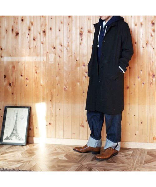 Handmade（ハンドメイド）の「インディゴパーカー（パーカー・レディース・その他）」の10枚目の写真