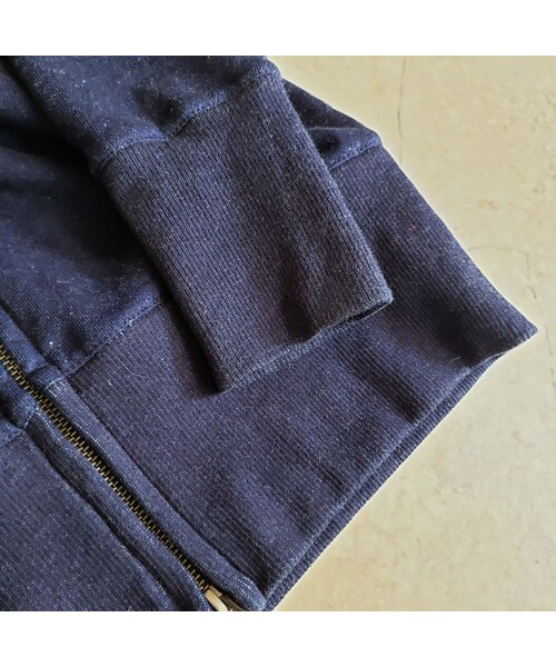 Handmade（ハンドメイド）の「インディゴパーカー（パーカー・レディース・その他）」の2枚目の写真