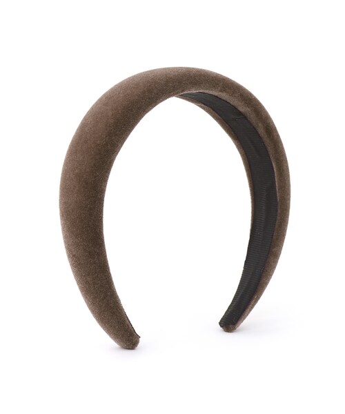 GRL（グレイル）の「ベロアカチューシャ（カチューシャ・レディース・ブラック/ブラウン・F）」の2枚目の写真