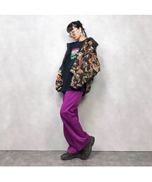 USED | RIVER EDGE flower nylon jacket-677-11(ナイロンジャケット)