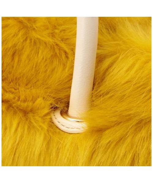 OZOC（オゾック）の「ファーボストンバッグ（ボストンバッグ・レディース・イエロー系/ベージュ系・00）」の7枚目の写真