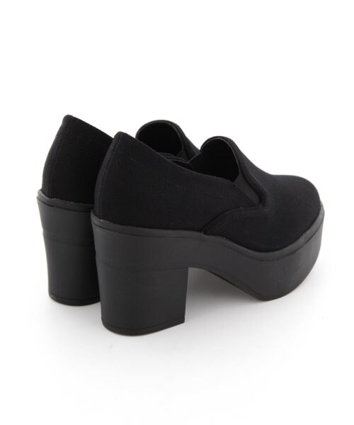 LOWRYS FARM（ローリーズファーム）の「ＳＳヒールスリッポン２（シューズ・レディース・ホワイト/ブラック・Ｍ/Ｌ）」の5枚目の写真