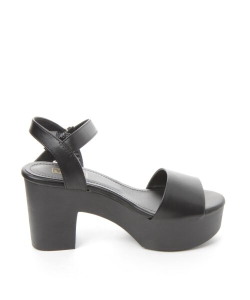 LOWRYS FARM（ローリーズファーム）の「ヒールサンダル２（シューズ・レディース・オーロラ/ブラック/ベージュ・Ｓ/Ｍ/Ｌ）」の5枚目の写真