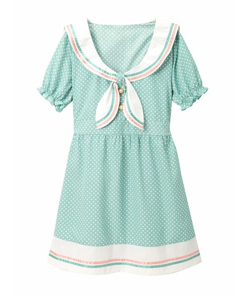 Prism Stone プリズムストーン の セーラー襟ワンピース ワンピース ドレス Wear