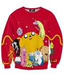 Mr. GUGU & Miss GO | Adventure time red sweater()