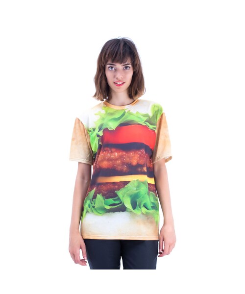 Mr.Gugu&MissGo(ミスターグーグーアンドミスゴー)の「Hamburger t-shirt(その他・other・XS/S/M/L/XL)」の2枚目の写真