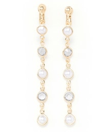 GRL | パールストーンチェーンイヤリング(イヤリング)