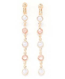 GRL | パールストーンチェーンイヤリング(イヤリング)