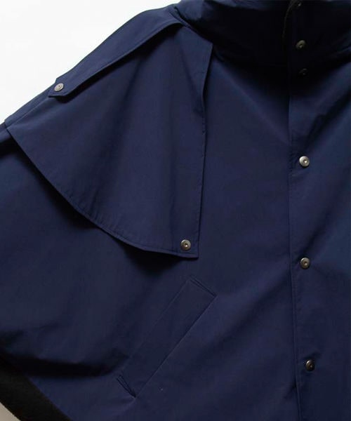 masterkey（マスターキー）の「Trencho（ポンチョ・レディース・ベージュ/ブルー・Free）」の5枚目の写真