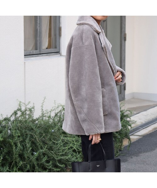 no brand（ノーブランド）の「エコファーライダースJK（ライダースジャケット・レディース・その他）」の9枚目の写真