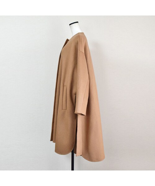 no brand(ノーブランド)の「ダブルフェイスノーカラーCT(チェスターコート・レディース・その他)」の11枚目の写真