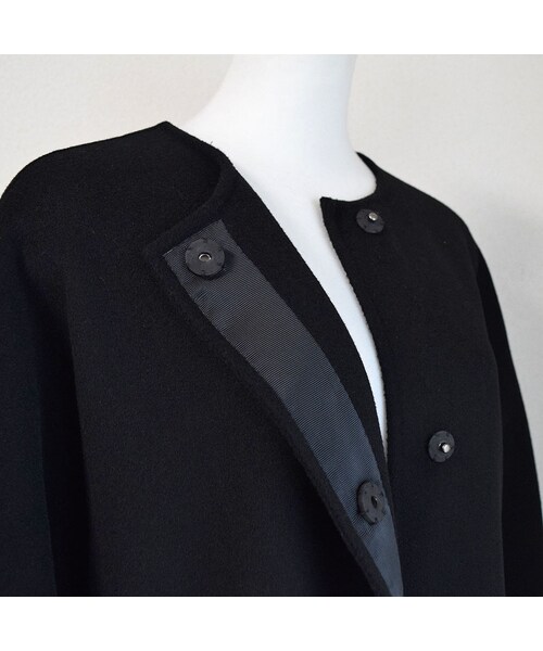 no brand(ノーブランド)の「ダブルフェイスノーカラーCT(チェスターコート・レディース・その他)」の14枚目の写真