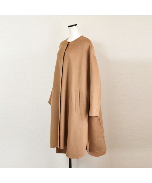 no brand(ノーブランド)の「ダブルフェイスノーカラーCT(チェスターコート・レディース・その他)」の10枚目の写真