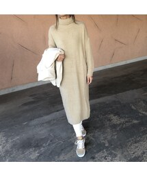 copine | 【期間限定価格】再入荷！柔らかな肌触り！シャギーニットロングワンピース(2color)(ワンピース)