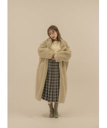 N WITH. | ロングボアコート(ムートンコート)
