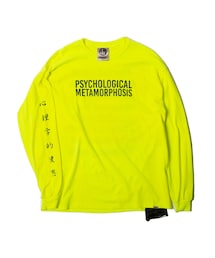 PSYCHOLOGICAL METAMORPHOSIS | "PLMP L/S LOGO 3" / YELLOW(Tシャツ/カットソー)
