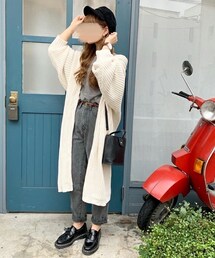 chocomee | ロングニットカーディガン(カーディガン/ボレロ)