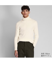 UNIQLO | リブタートルネックセーター（長袖）(ニット/セーター)