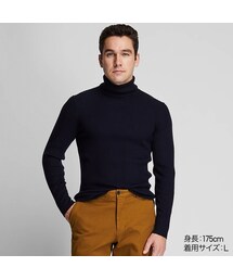 UNIQLO | リブタートルネックセーター（長袖）(ニット/セーター)