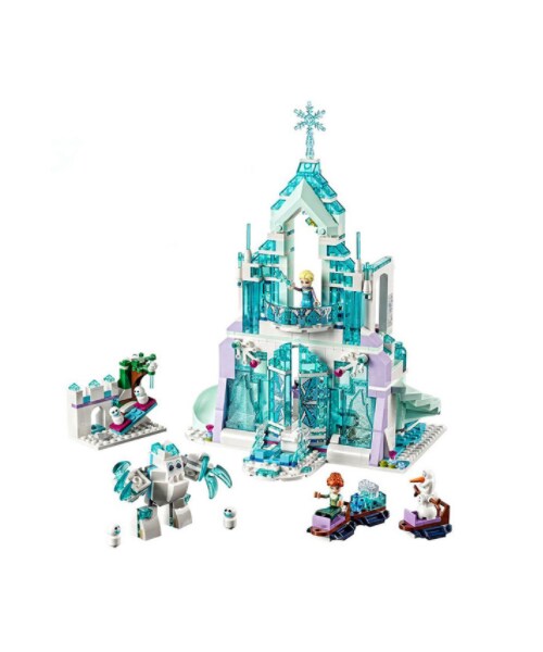 No Brand ノーブランド の レゴ互換 アナ雪 プリンセス 氷の城 アイスキャッスル ファンタジー エルサ アナ オラフ アナと雪の女王 お城 ブロックセット Lego風 その他 Wear