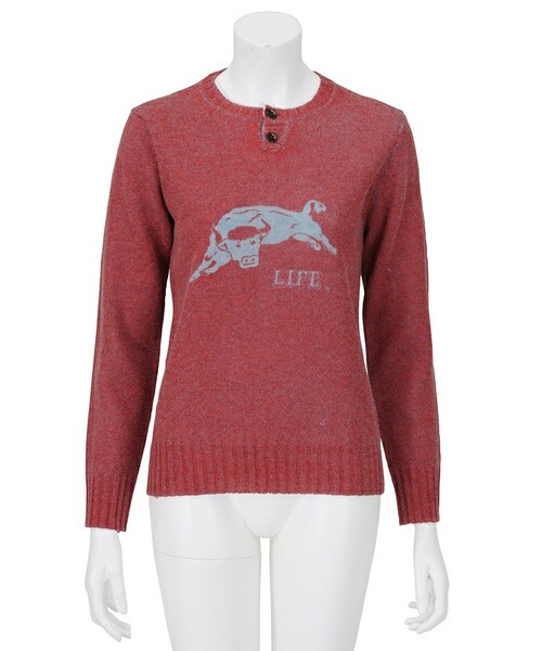 Ne-net（ネネット）の「ネ・ネット / S LIFEニット / セーター（トップス・レディース・khaki(09)/blue(12)/red(21)・02）」の3枚目の写真