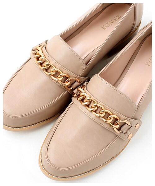 RANDA（ランダ）の「★WEB STORE先行予約★3WAYデザインローファー/ES3637[0731]（ローファー・レディース・ブラック/ベージュ/ネイビー・S/M/L/LL）」の4枚目の写真