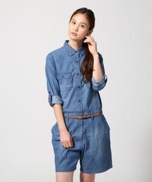 GLOBAL WORK | 【セール除外】デニムコンビネゾン(ワンピース/ドレス)