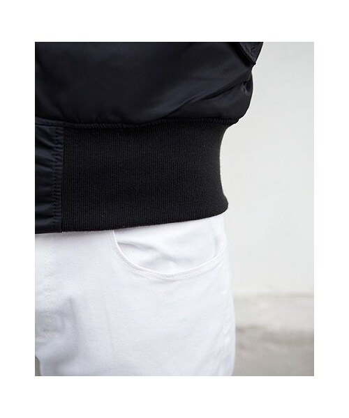 RAGEBLUE(レイジブルー)の「【先行予約】ALPHA MA-1(ジャケット/アウター・メンズ・ブラック/オリーブ・S/M/L)」の7枚目の写真