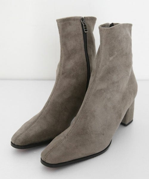 DHOLIC（ディーホリック）の「2TYPEステッチブーツ（ブーツ・レディース・ブラック/その他/グレー/パープル/ベージュ/ブラウン・225/230/235/240/245/250）」の2枚目の写真