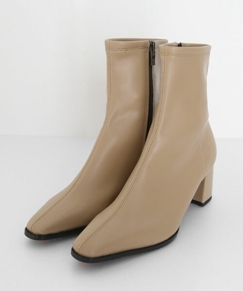 DHOLIC（ディーホリック）の「2TYPEステッチブーツ（ブーツ・レディース・ブラック/その他/グレー/パープル/ベージュ/ブラウン・225/230/235/240/245/250）」の4枚目の写真