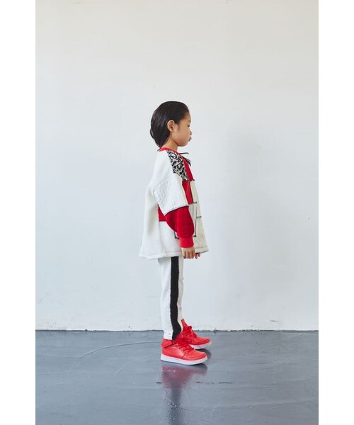 garcon la raison(ギャルソン・ラ・レゾン)の「レギンス(レギンス/スパッツ・キッズ・ホワイト・110cm)」の4枚目の写真