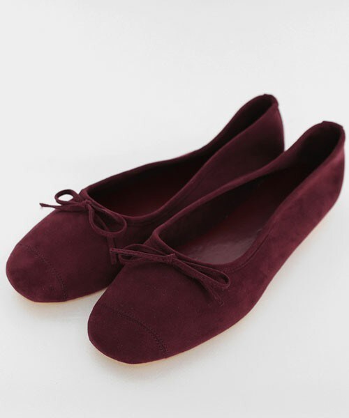 DHOLIC（ディーホリック）の「2TYPEスエード調リボンシューズ（その他シューズ・レディース・その他/ピンク/レッド/ブラウン/ブルー/グレー・230/235/240/245/250/2455）」の6枚目の写真