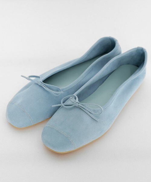 DHOLIC（ディーホリック）の「2TYPEスエード調リボンシューズ（その他シューズ・レディース・その他/ピンク/レッド/ブラウン/ブルー/グレー・230/235/240/245/250/2455）」の4枚目の写真